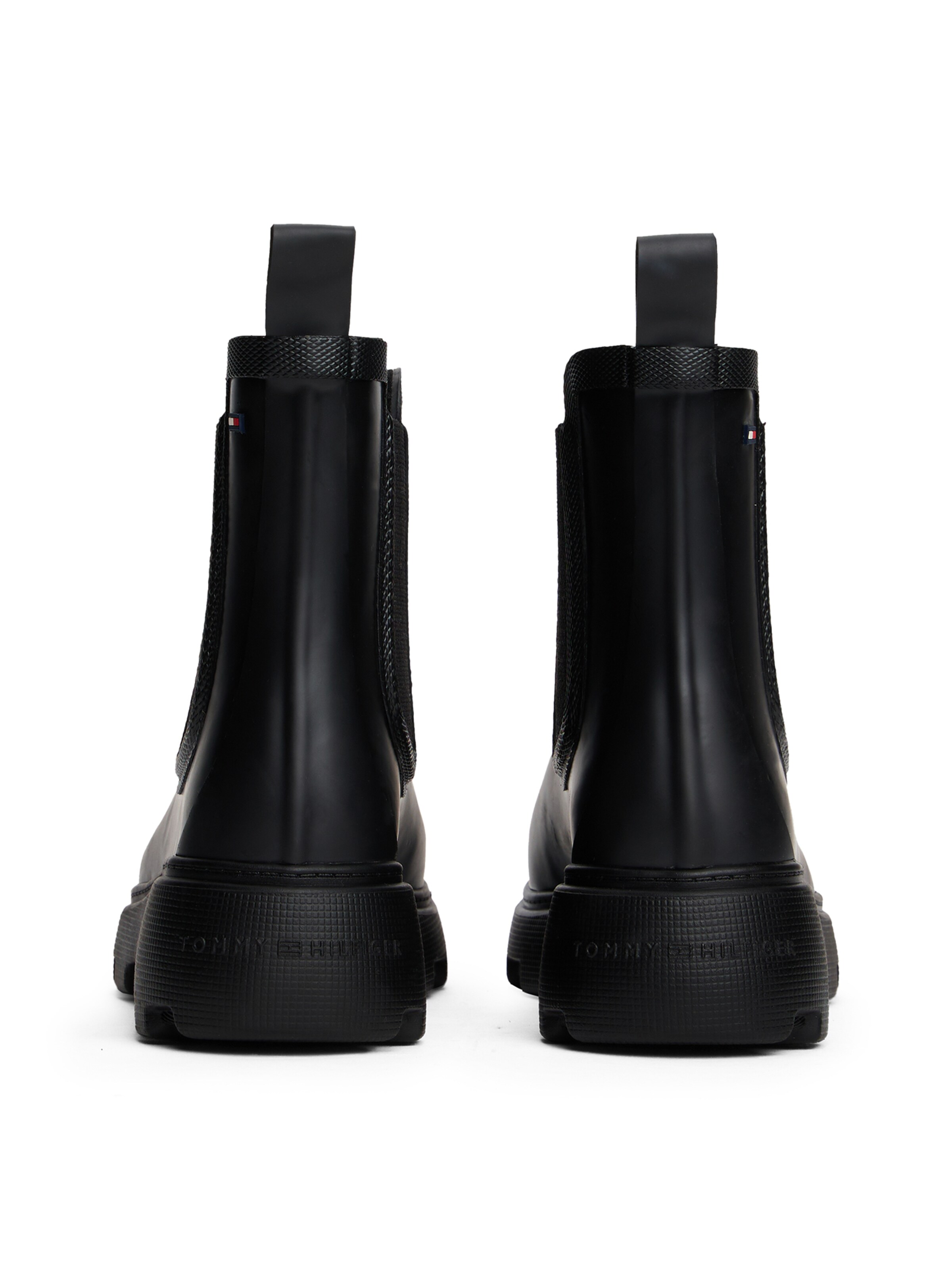 Bottes en caoutchouc TOMMY HILFIGER en noir