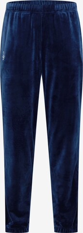 VIERVIER Tapered Broek 'Paul' in Blauw: voorkant