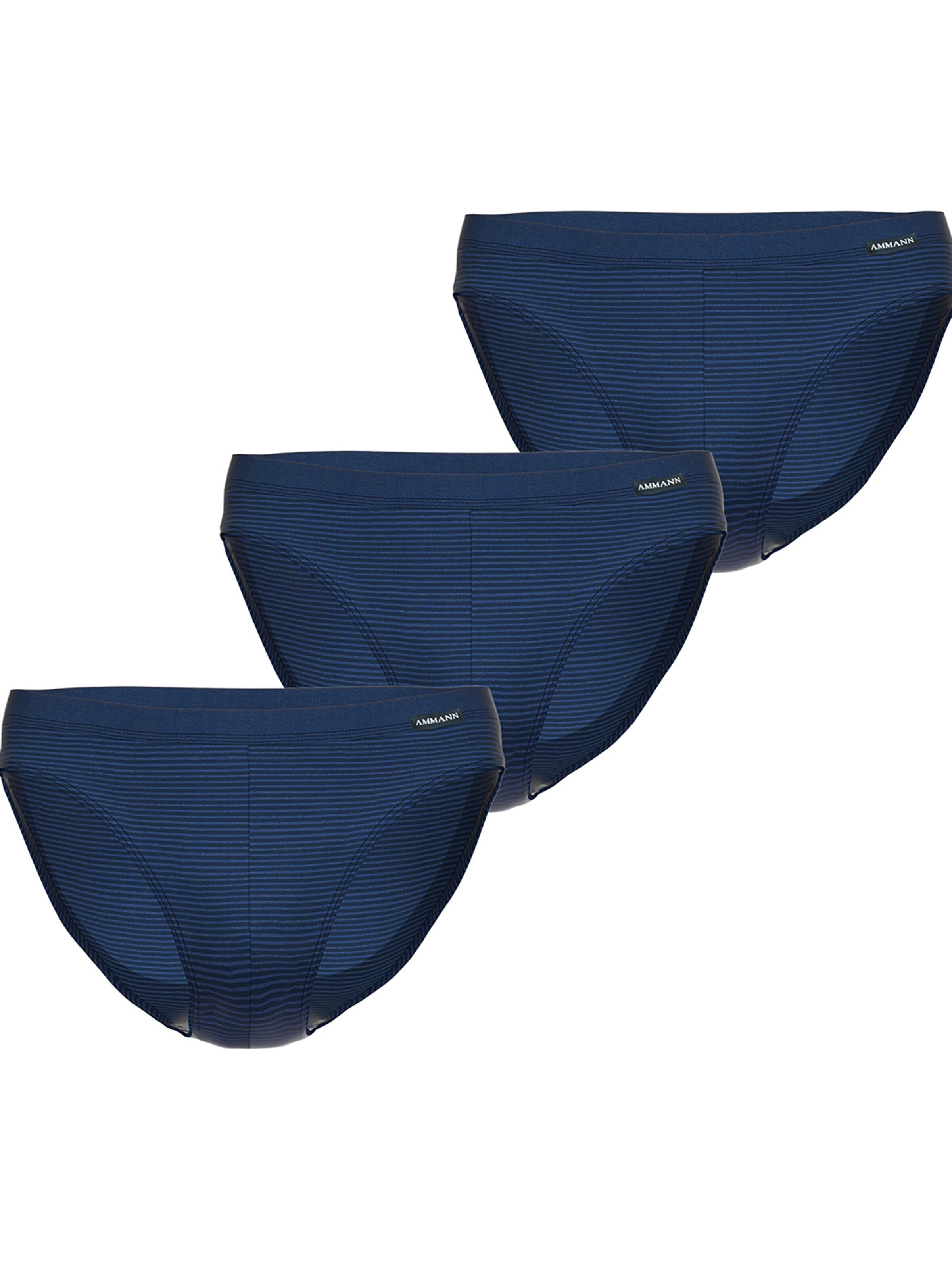 Ammann Panty 'Jeans Feinripp' in Blue: front