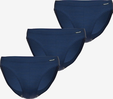 Ammann Panty 'Jeans Feinripp' in Blue: front