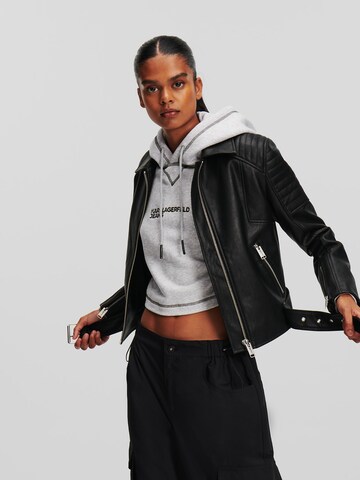 KARL LAGERFELD JEANS Between-Season Jacket in Black: front