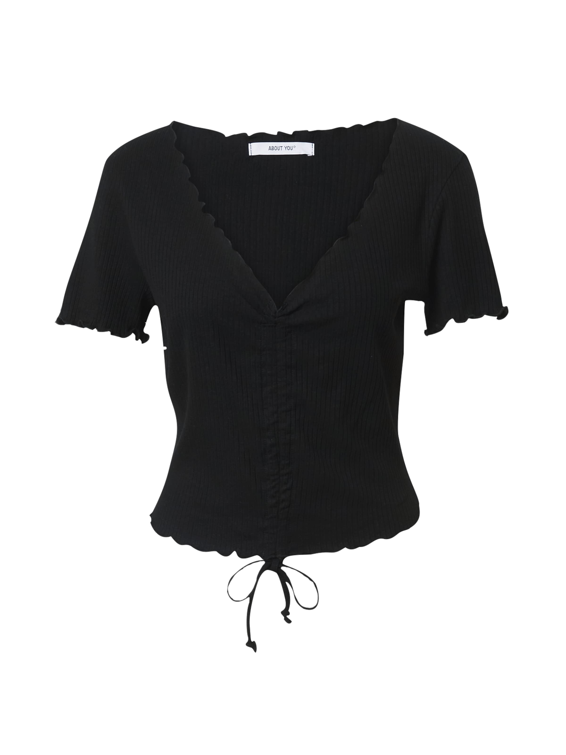 ABOUT YOU - Camiseta 'Nuria' en negro: frente