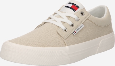 Tommy Jeans Baskets basses en beige / marine / rouge / blanc, Vue avec produit