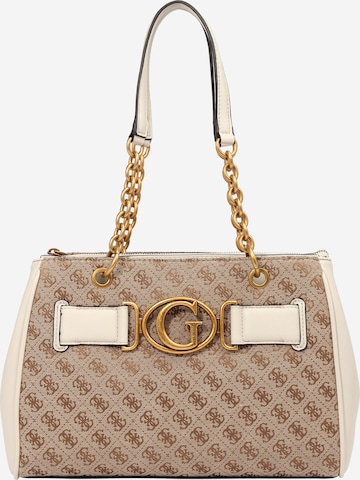 GUESS - Bolso de hombro 'Aviana' en beige: frente