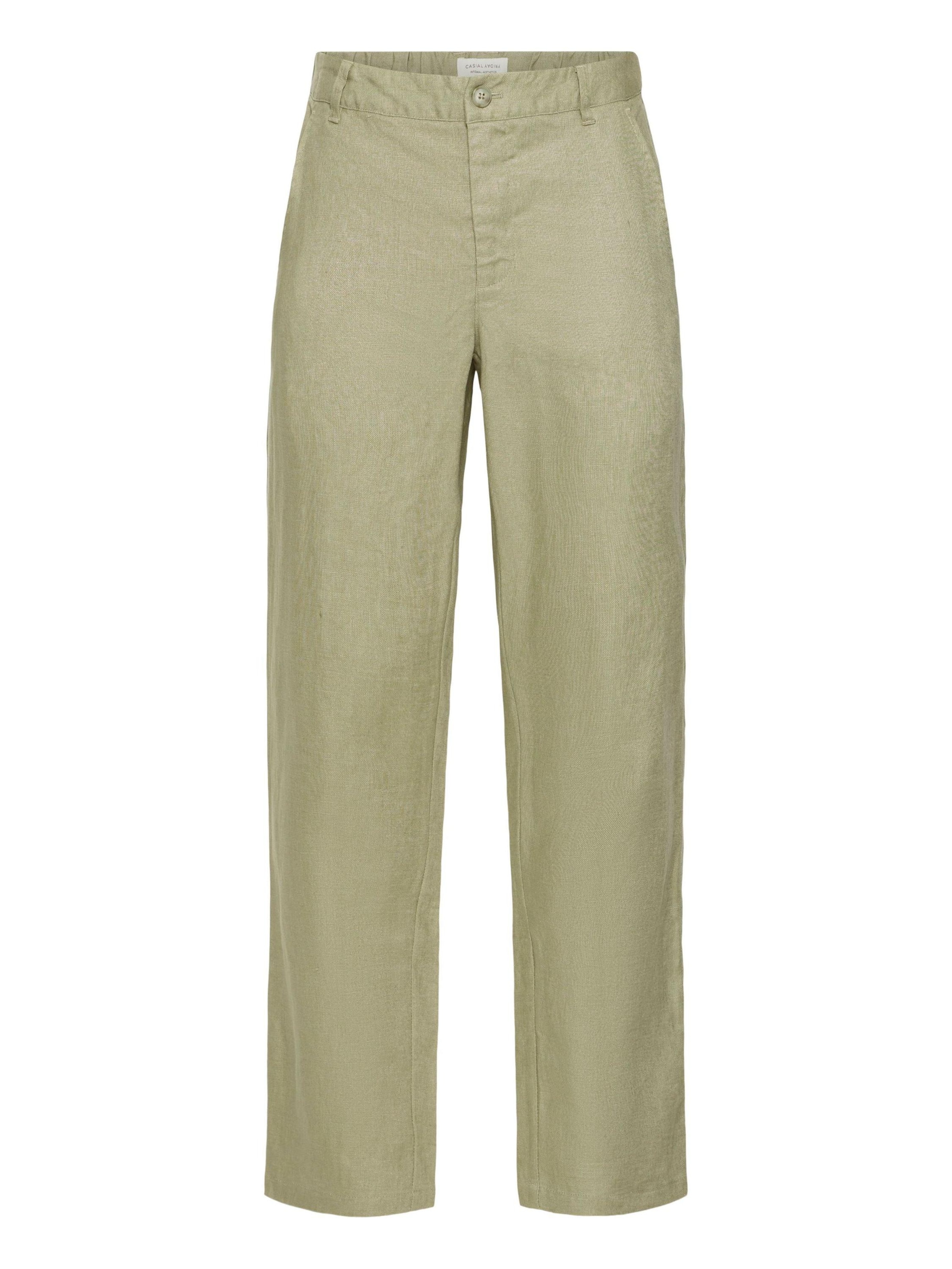 Casual Friday Chino trousers 'CFPandrup' in Green: front