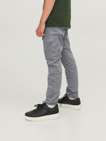 Jack & Jones Junior Tapered Broek 'JNRPau JJFlake' in Grijs