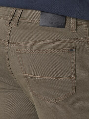 PADDOCKS Slimfit Hose in Braun