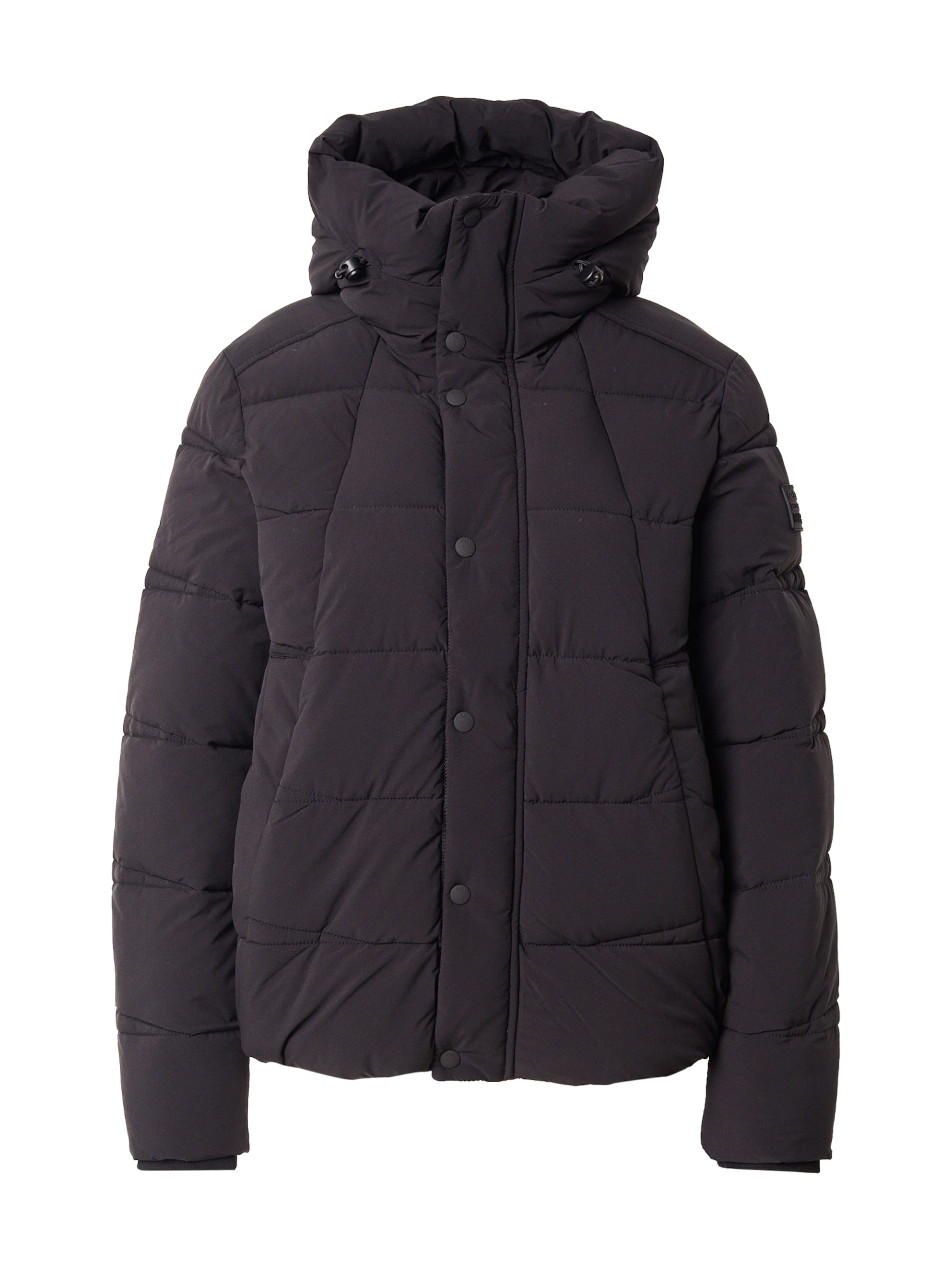 G-STAR Kevad-sügisjope 'Whistler', värv must: eest vaates