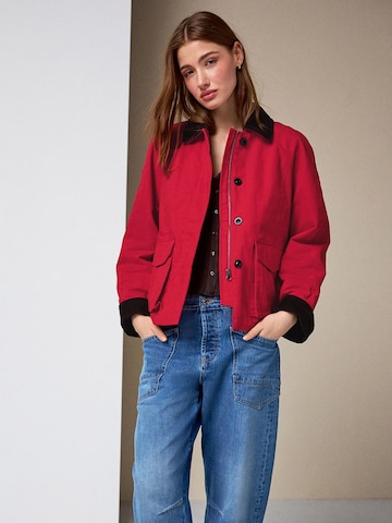 Next - Abrigo de entretiempo en rojo: frente