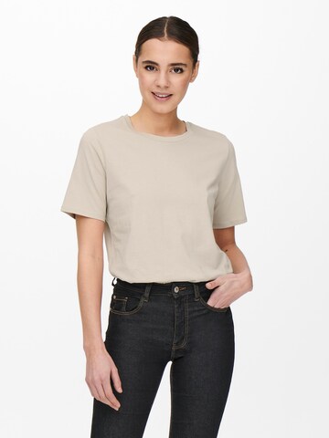 T-shirt ONLY en gris : devant