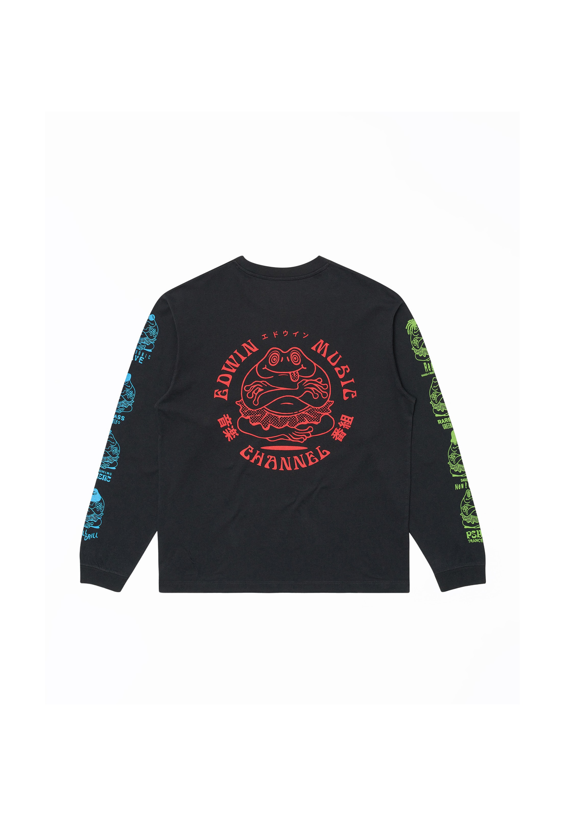 EDWIN Shirt 'Music Channel' in Black