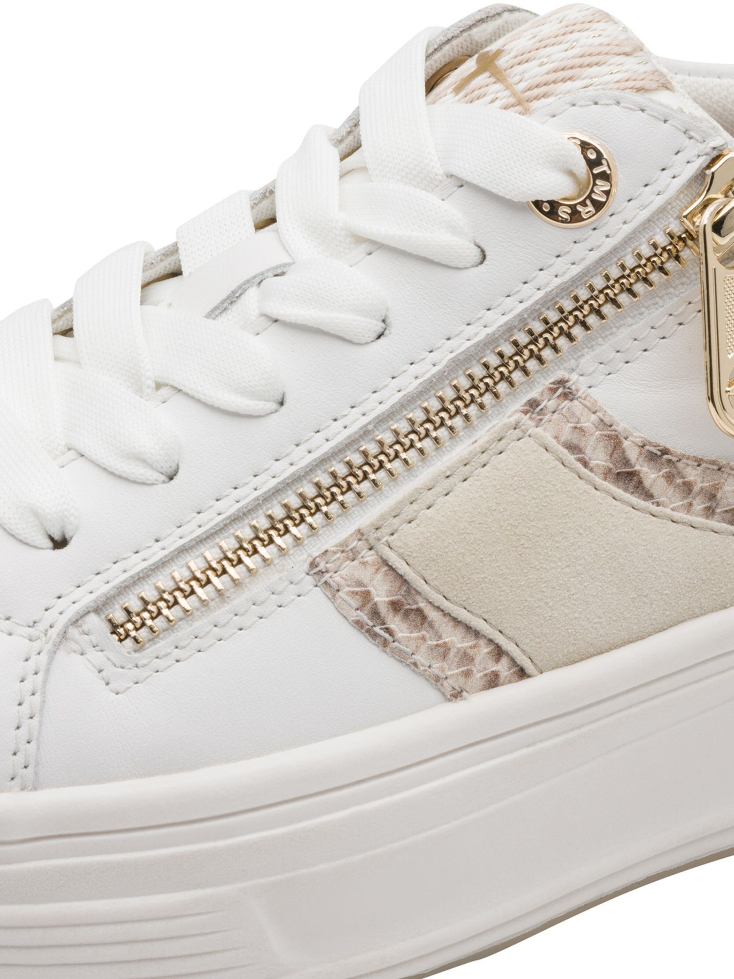 Tamaris Platform trainers in White