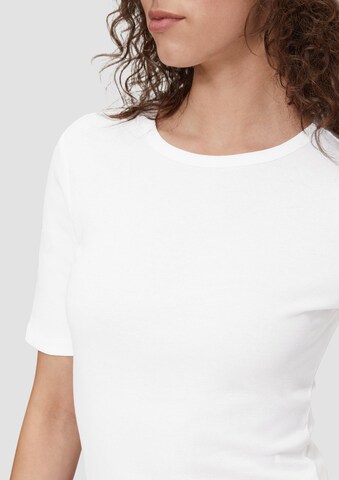 T-shirt QS en blanc