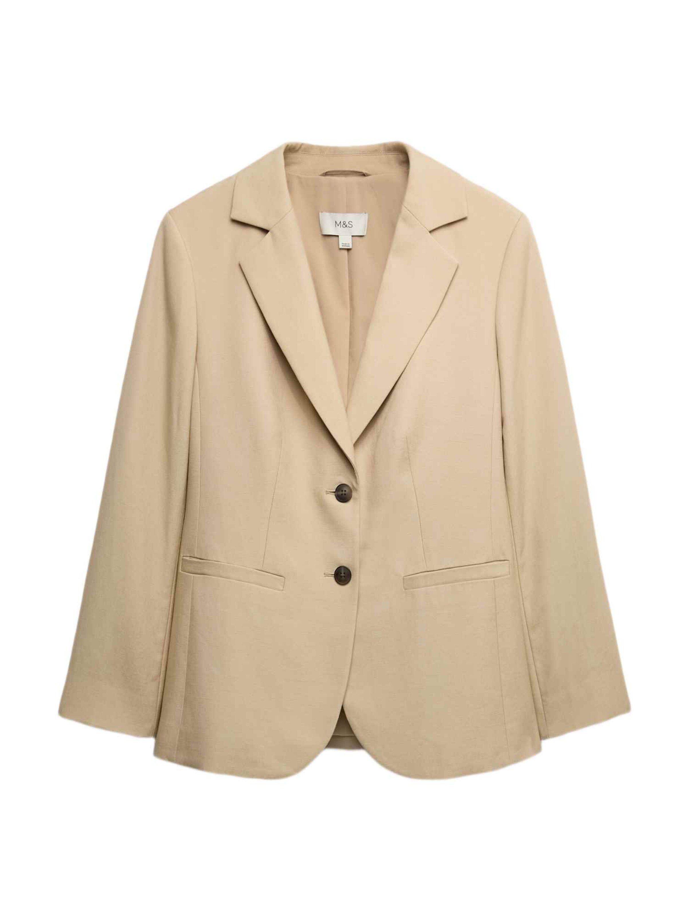 Marks & Spencer Blazer in Beige: front