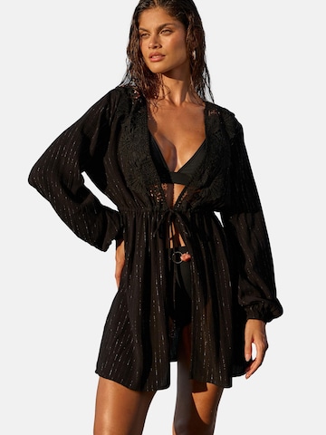 Lipsy Beach dress in Black: front