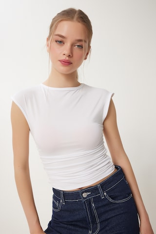 Happiness İstanbul Μπλουζάκι σε λευκό