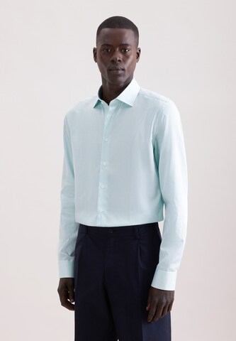 SEIDENSTICKER Slim fit Overhemd in Groen: voorkant