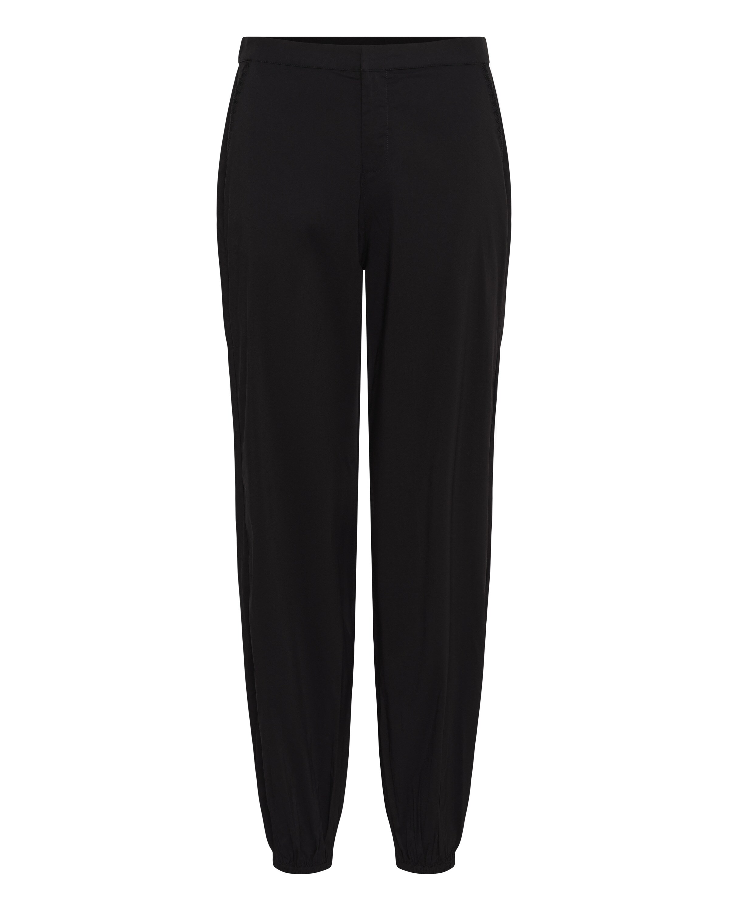 Cream Loosefit Broek 'CRSilje' in Zwart: voorkant