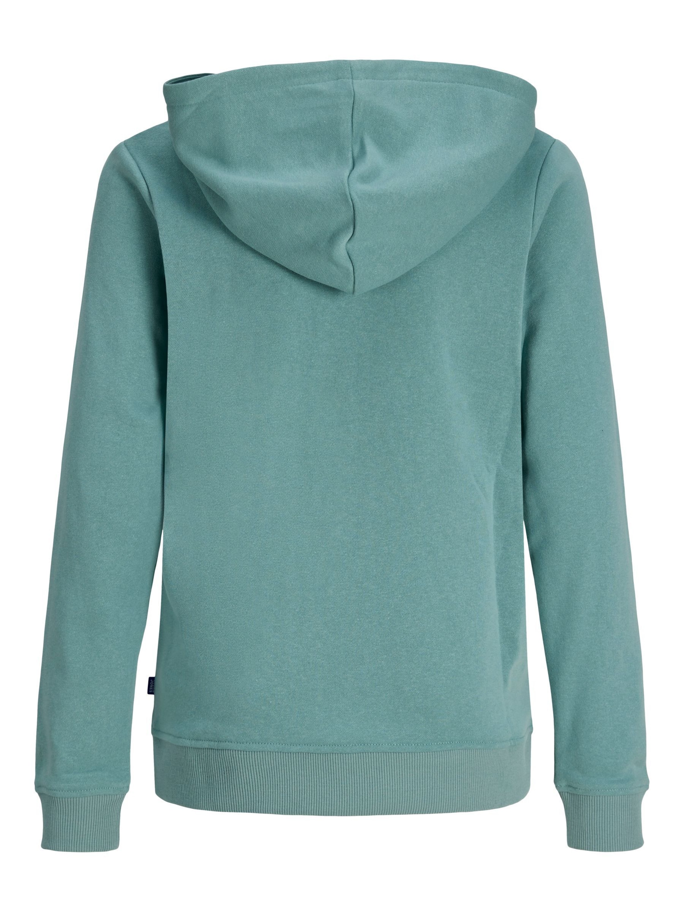 Jack & Jones Junior Zip-Up Hoodie 'JJEBradley' in Blue
