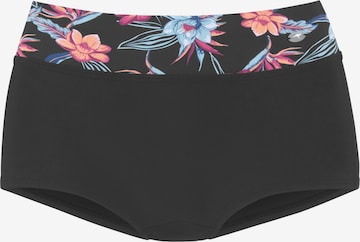 Slip costum de baie de la KangaROOS pe negru: față