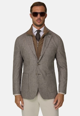 Boggi Milano Slim fit Suit Jacket in Beige: front