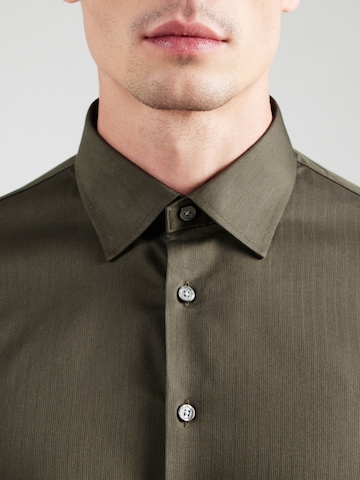 SELECTED Slim fit Button Up Shirt in Green