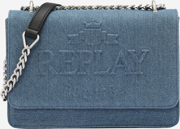 REPLAY Crossbody Bag in Blue: front