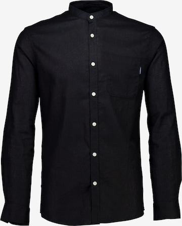 Lindbergh Regular Fit Hemd in Schwarz: Vorderseite