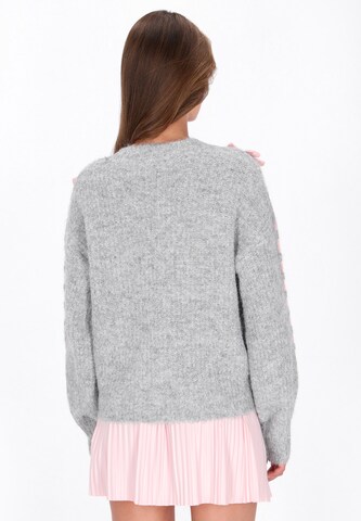 MYMO Υπερμέγεθες πουλόβερ σε γκρι