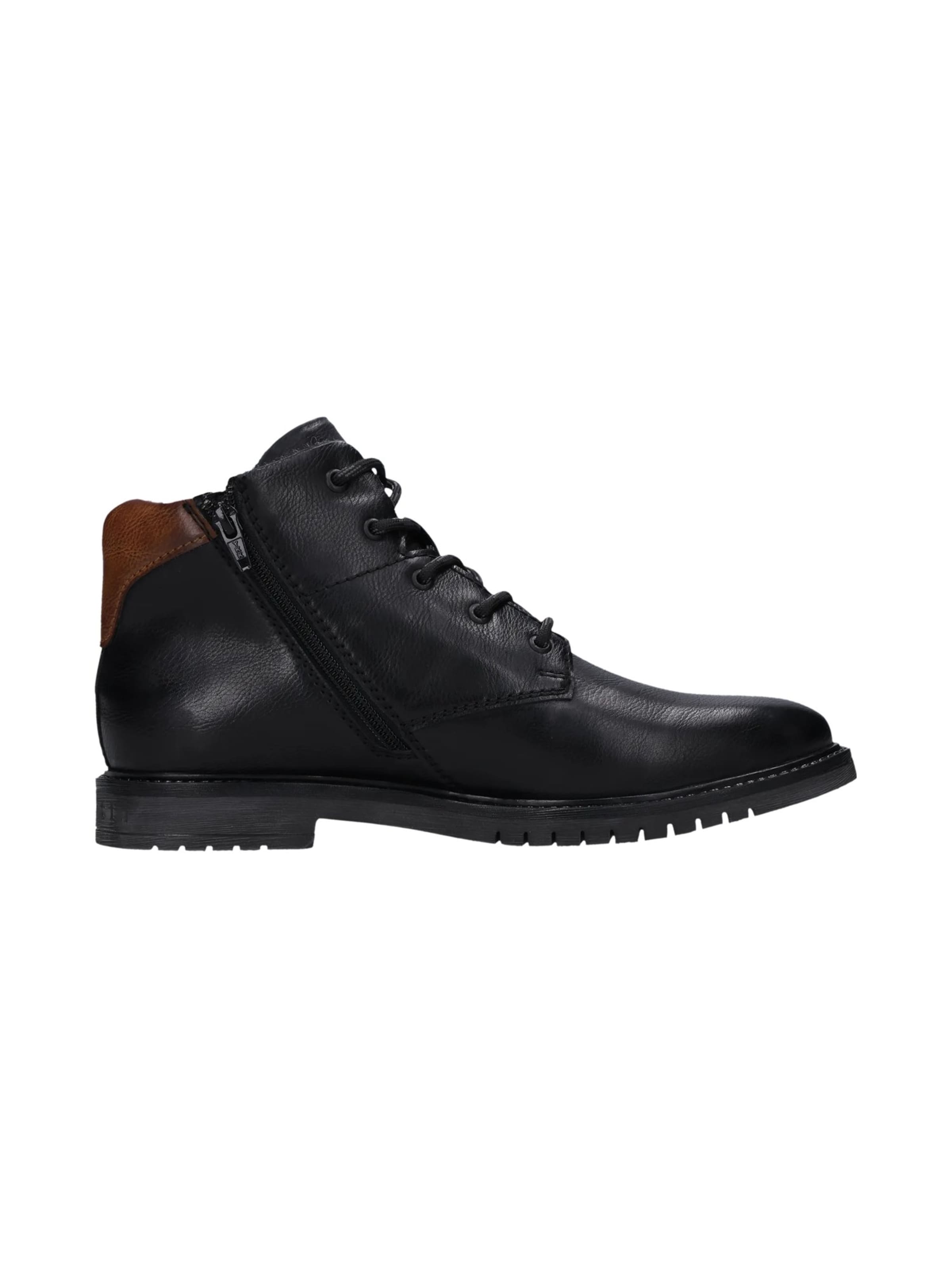 Bottines à lacets bugatti en noir