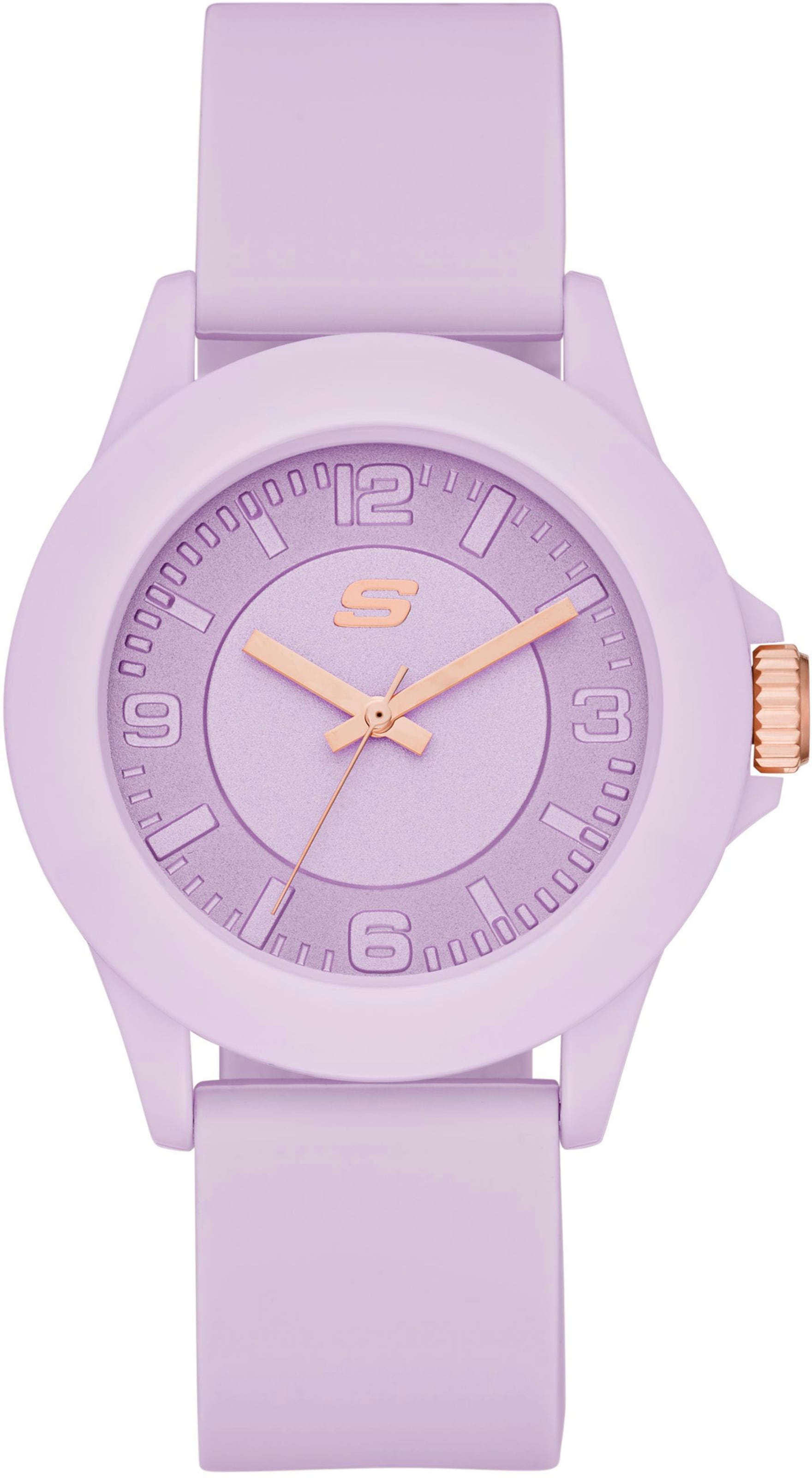 SKECHERS Analog Watch in Purple: front