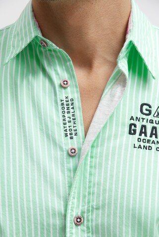 Gaastra Slim fit Button Up Shirt in Green