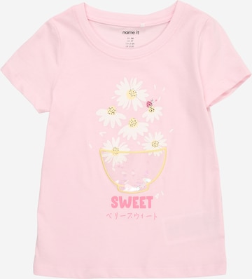 NAME IT Shirt 'NMFJOLINE' in Pink: front