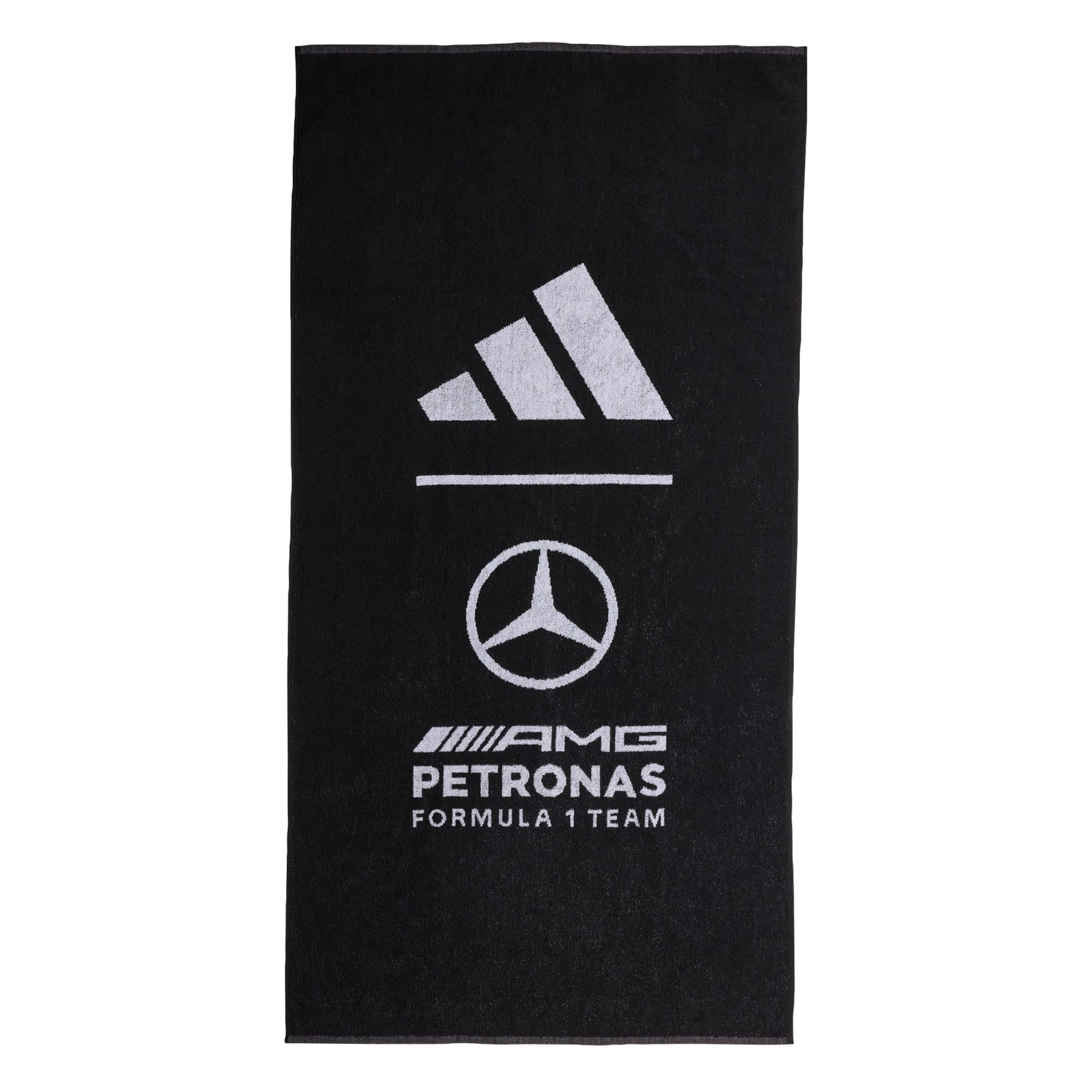 ADIDAS PERFORMANCE Handdoek 'Mercedes-AMG Petronas Formula 1 Team' in Zwart: voorkant