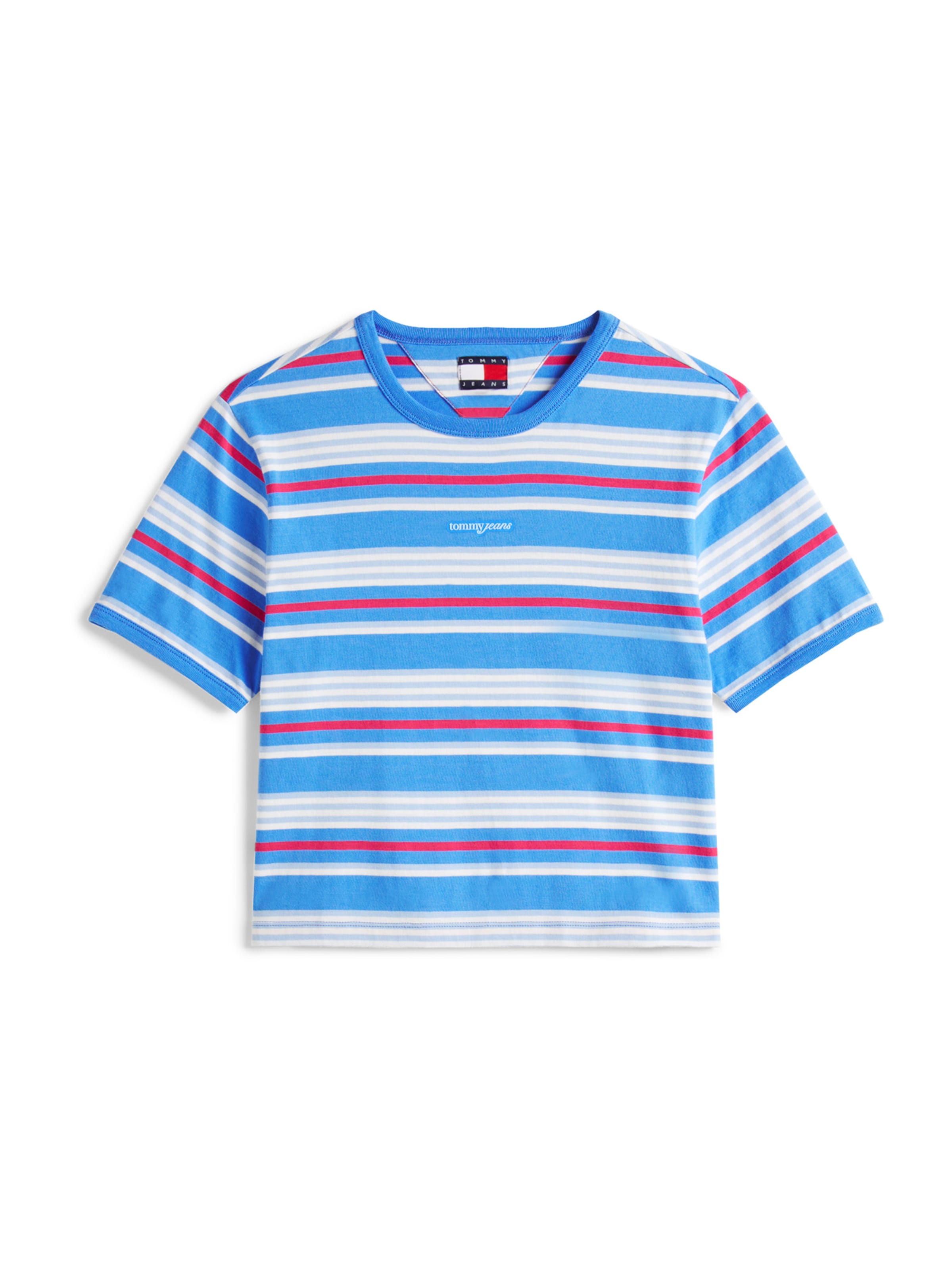 Tommy Jeans - Camiseta en azul: frente