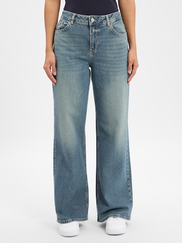 MOS MOSH Wide leg Jeans 'MMDara Mai' in Blauw: voorkant