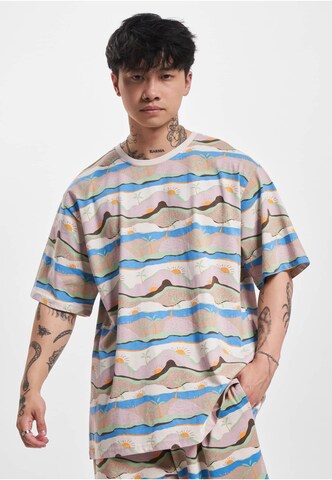 Just Rhyse Shirt 'Sunrise ' in Brown: front