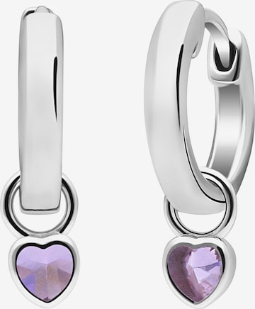 Lucardi Ohrringe in Silber: Vorderseite