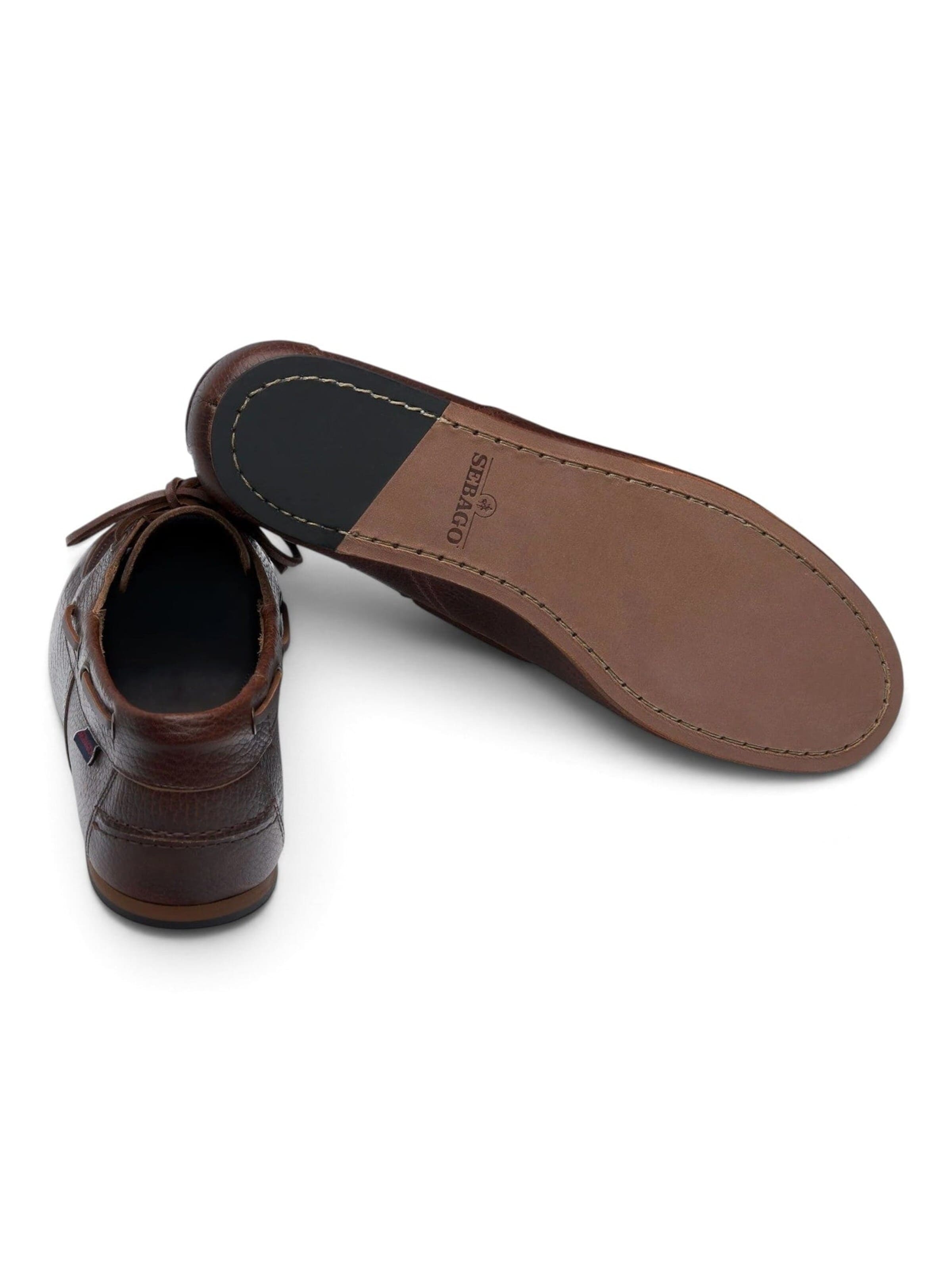 SEBAGO Mocassins 'OWEN TUMBLED BROWN' in Bruin