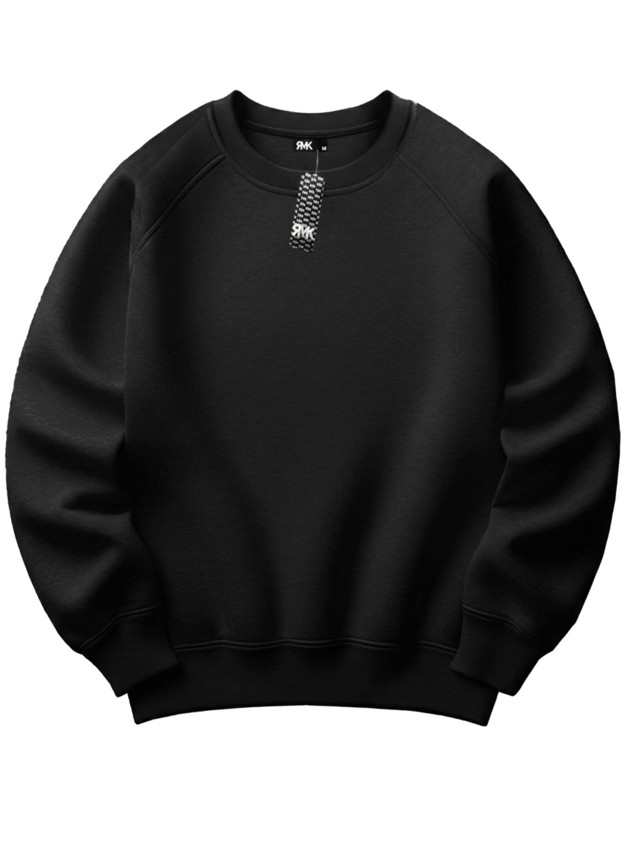 RMK Sweatshirt 'Pulli'‌ in Schwarz: Vorderseite