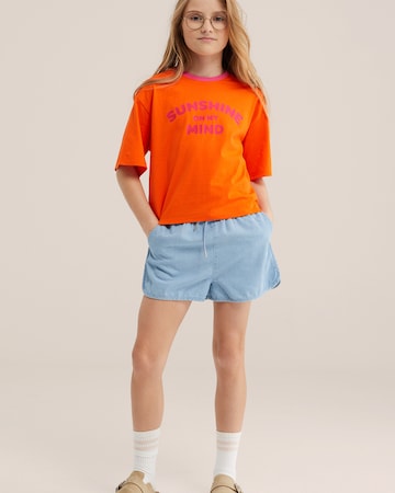 WE Fashion Shirt in Oranje