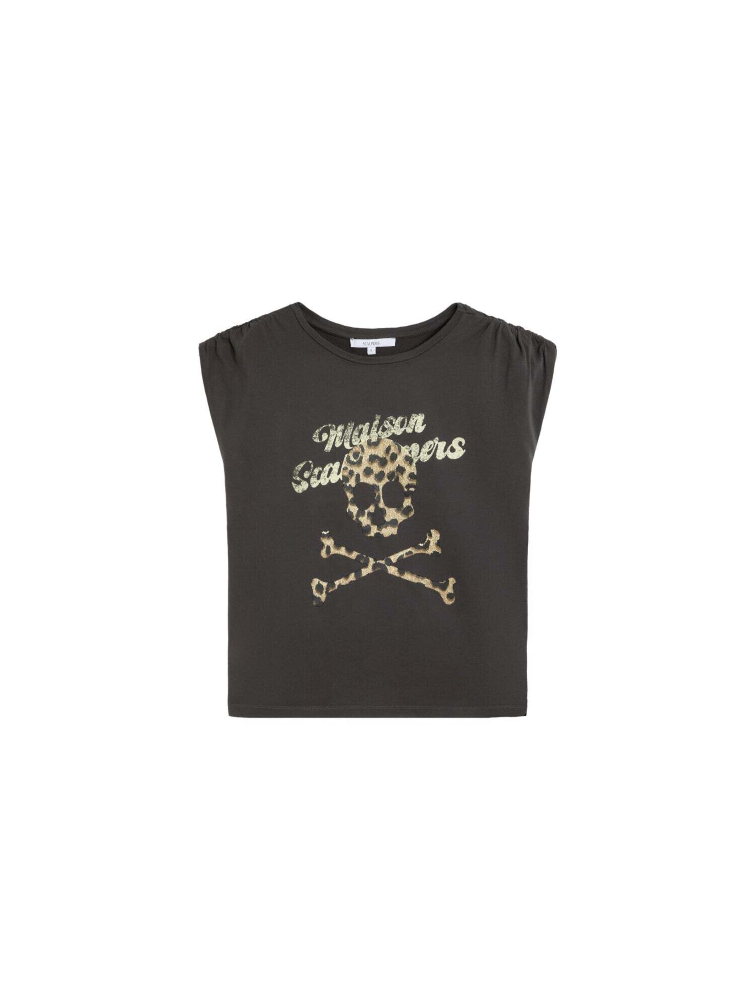 T-shirt ' ' Scalpers en gris : devant