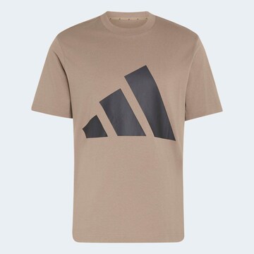 ADIDAS SPORTSWEAR - Camisa funcionais 'Essentials' em verde: frente