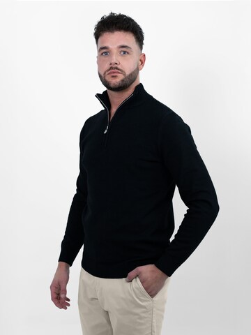 Vercate Pullover 'No. 15' in Schwarz