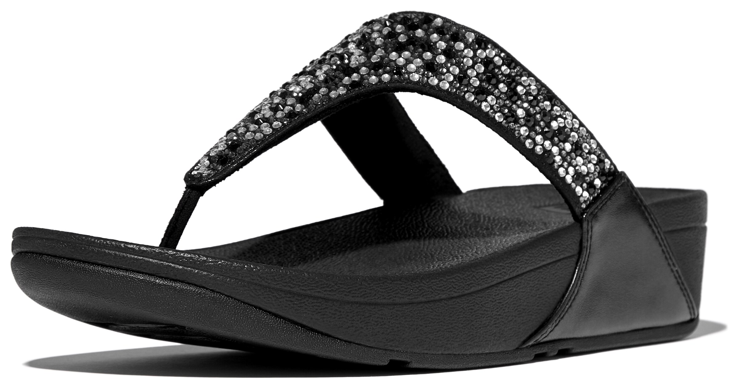 FitFlop T-Bar Sandals in Black