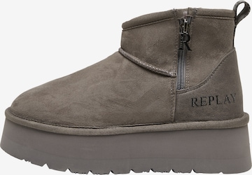 Boots 'Zip' di REPLAY in grigio: frontale