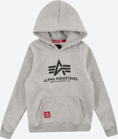 128 dydžio Megztinis be užsegimo iš ALPHA INDUSTRIES, spalva – margai pilka, Prekių apžvalga