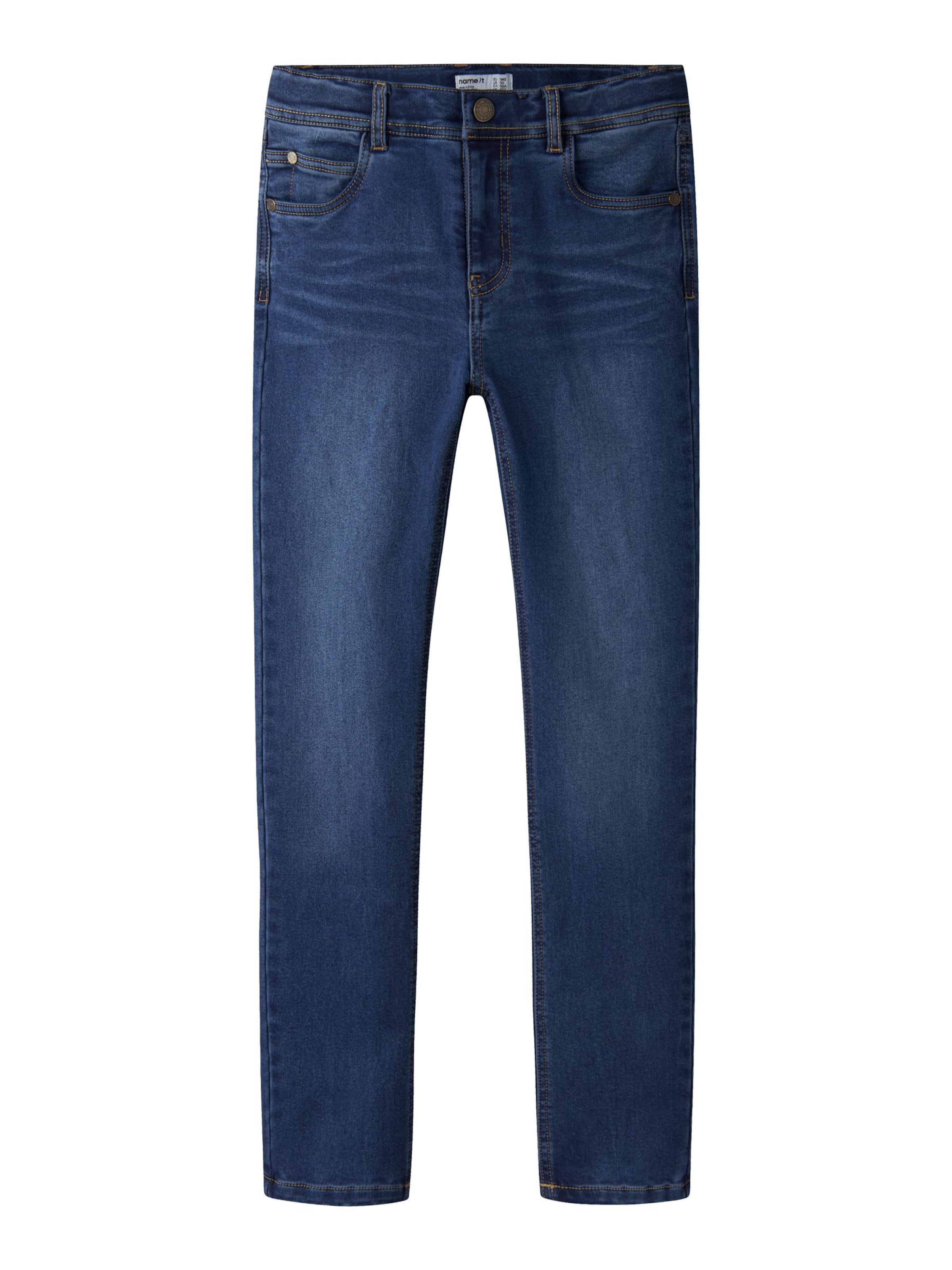 NAME IT Slimfit Jeans in Blau: Vorderseite