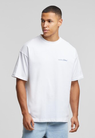 Another Cotton Lab Shirt 'Espresso Martini ' in White: front