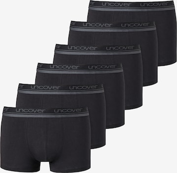 uncover by SCHIESSER Boxer shorts in Black: front